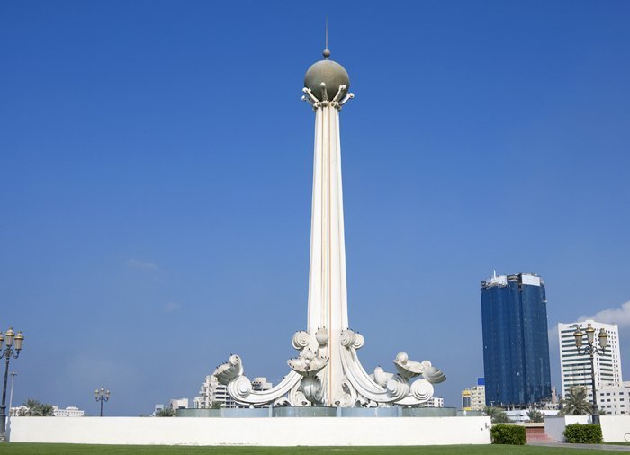 The Pearl Monument in Sharjah, Dubai