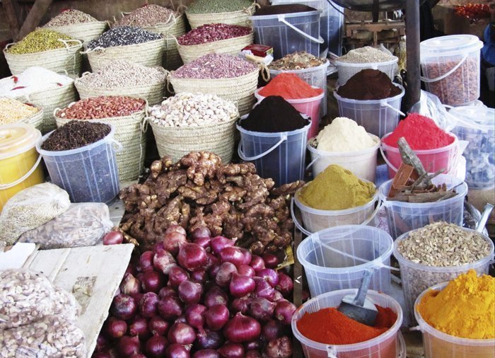 Spice market in Mombasa