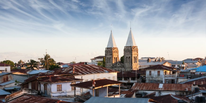 View over the town