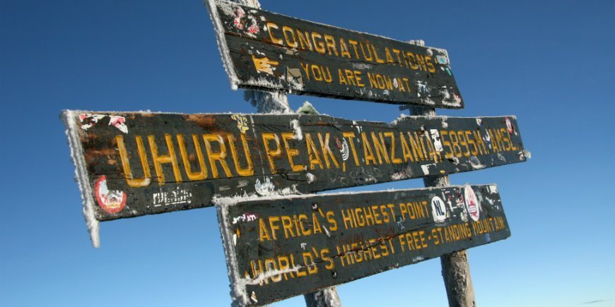 Sig at the Uhuru Peak