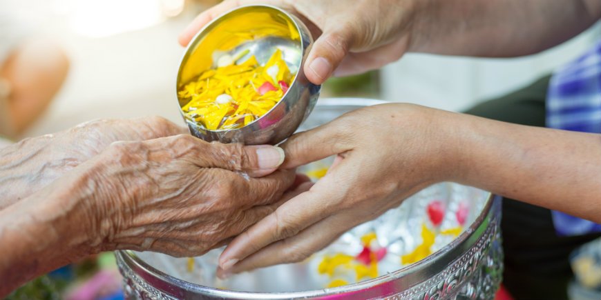 Water in the hands