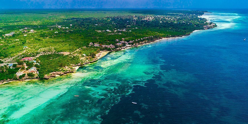 Kizimkazi village on Ungaja/Zanzibar in Tanzania