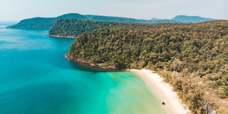 Long beach at Koh rong, cambodia