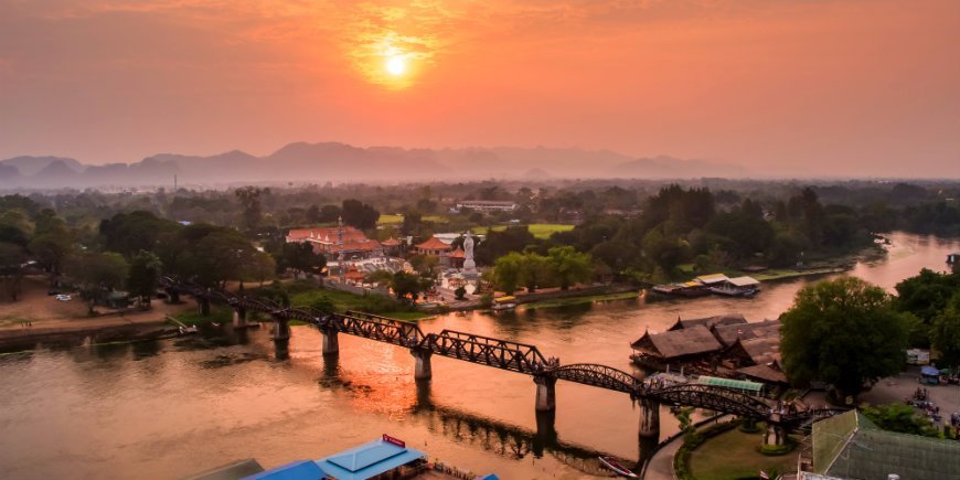 the bridge over the River Kwai