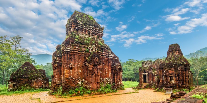 My Son Temple district in Vietnam