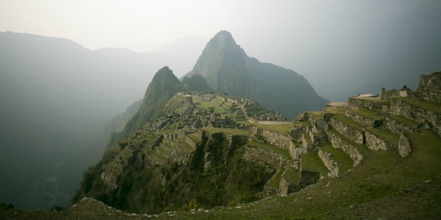 Machu Picchu foggy