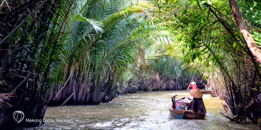 Mekong Delta in Vietnam