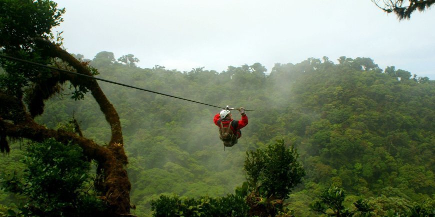 Ziplining in Monteverde, Costa Rica