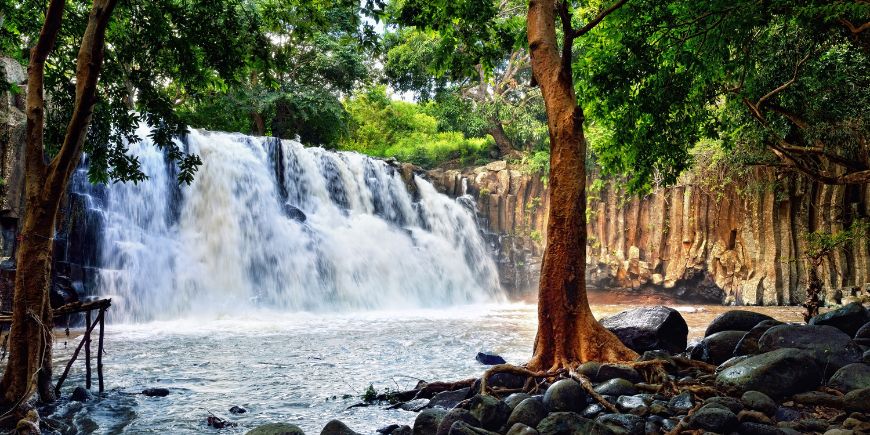 Rochester Waterfall in Mauritius