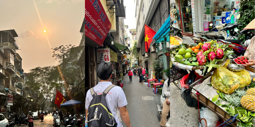 The old quarter of Hanoi