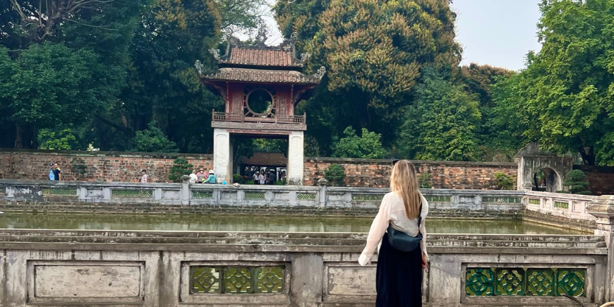 Temple of Literature in Hanoi 