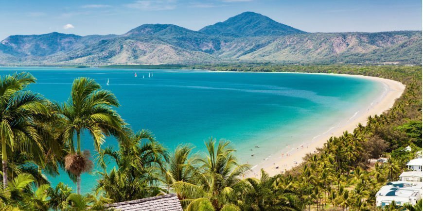 Sunny day over Port Douglas 