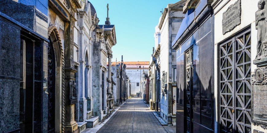 Mausoleums in the Recoleta Cemetery
