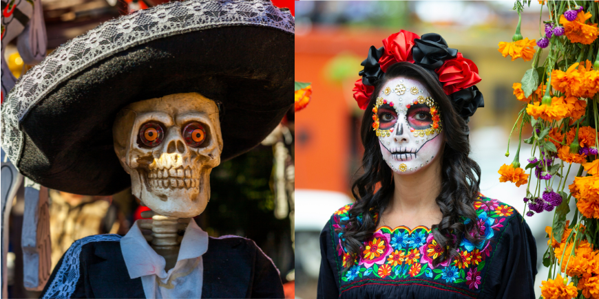 Faces from Day of the Dead