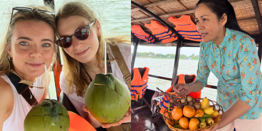 Collage from a trip to the Mekong Delta