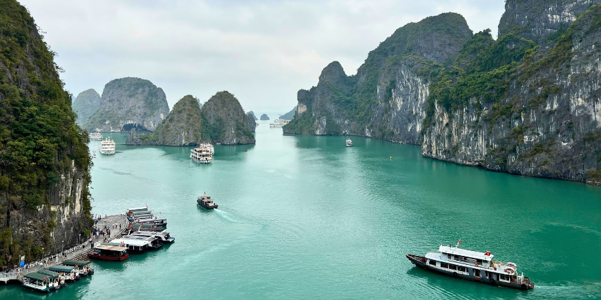 Viewpoint over Ha Long Bay