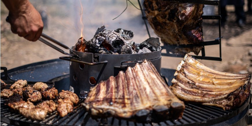 Argentinian asado on the grill