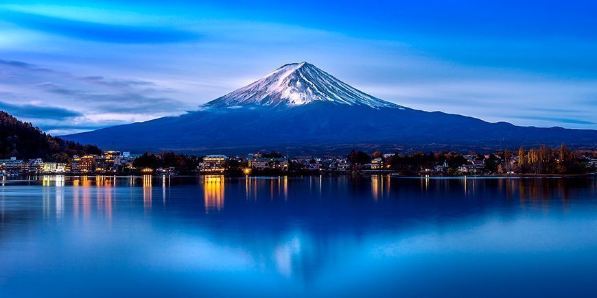 View of Mount Fuji at Shojiko