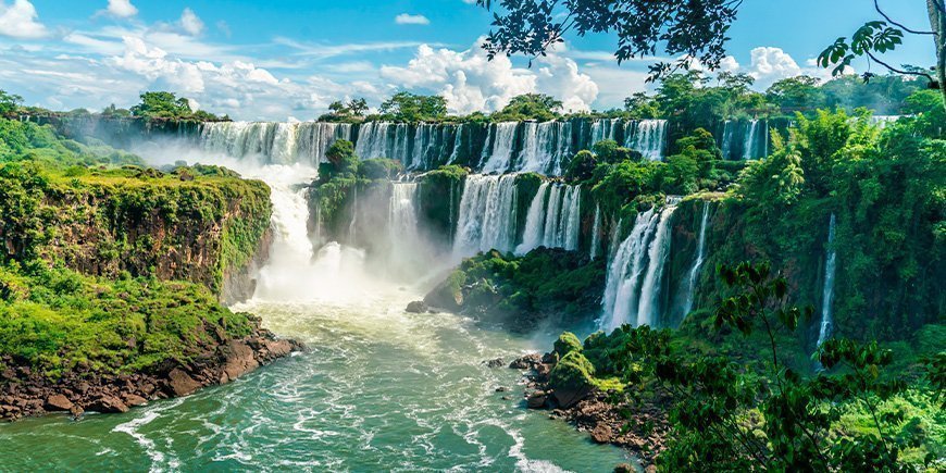 Iguazu Falls seen from the Argentinian side