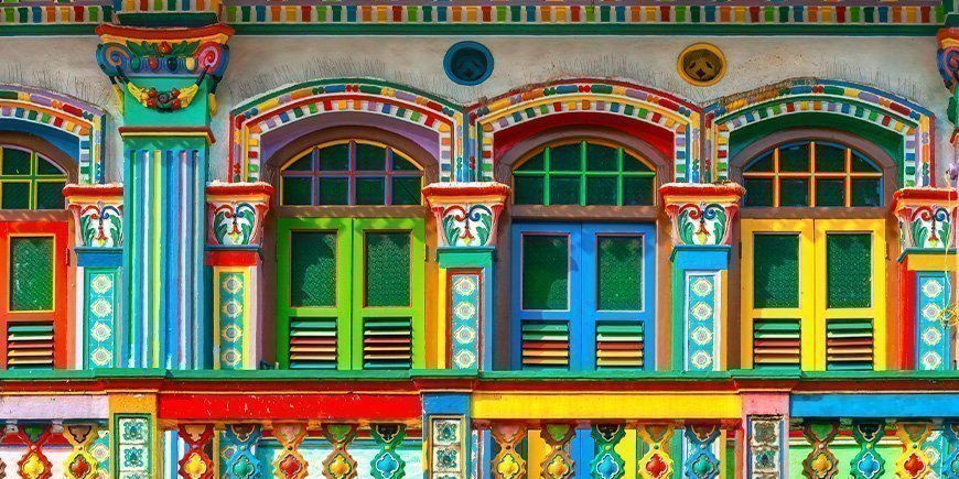 Colourful Little India in Singapore