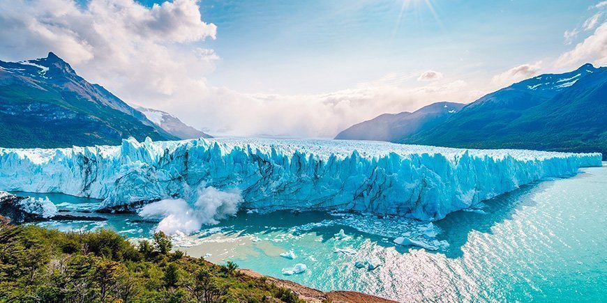 Perito Moreno Glacier in Los Glaciares, Argentina