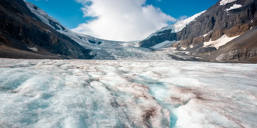 Athabasca Glacier in Canada