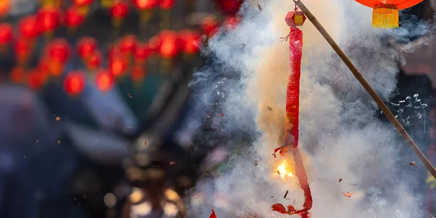 Chinese New Year fireworks