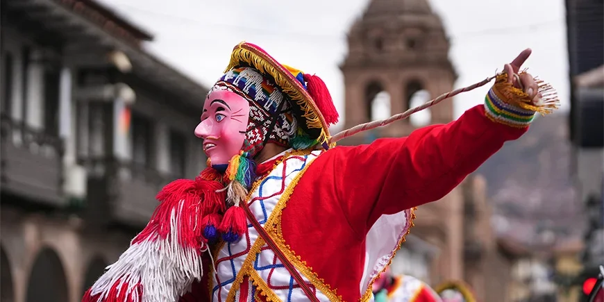 Inti Raymi festivities in Plaza Mayor, Cusco