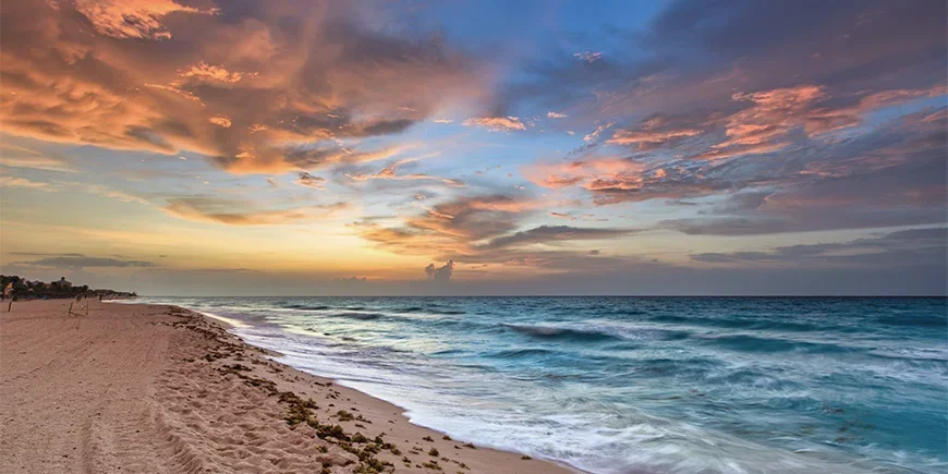 Sunrise at Playa del Carmen