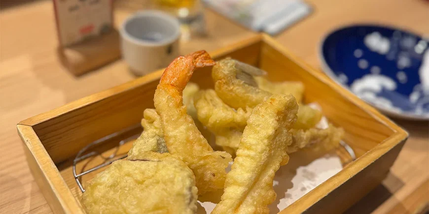 Tempura as it looks in Japan