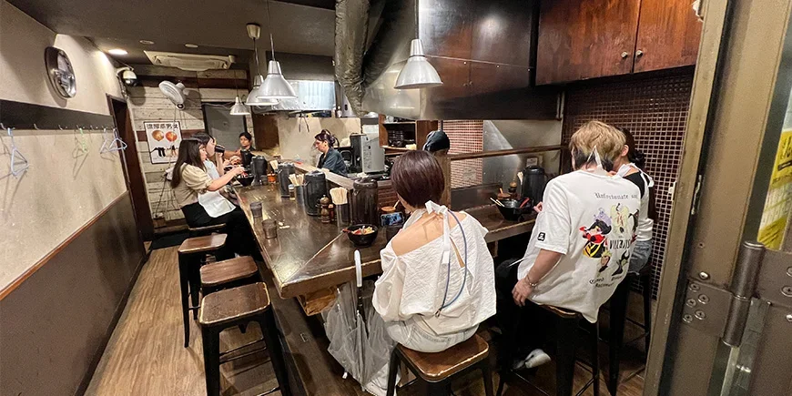 Small Japanese restaurant