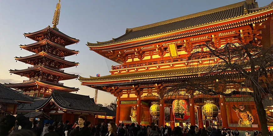 Senso-Ji in the evening light