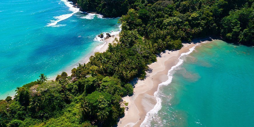 Manuel Antonio National Park from above