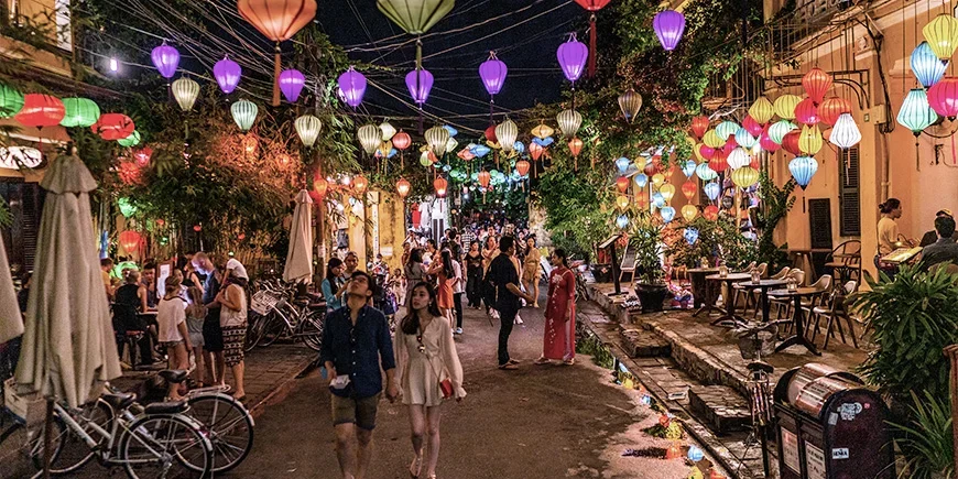 Evening in the atmospheric Hoi An