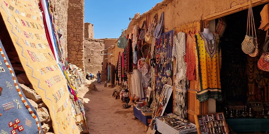 Local shop in Ait Ben Haddou, Morocco
