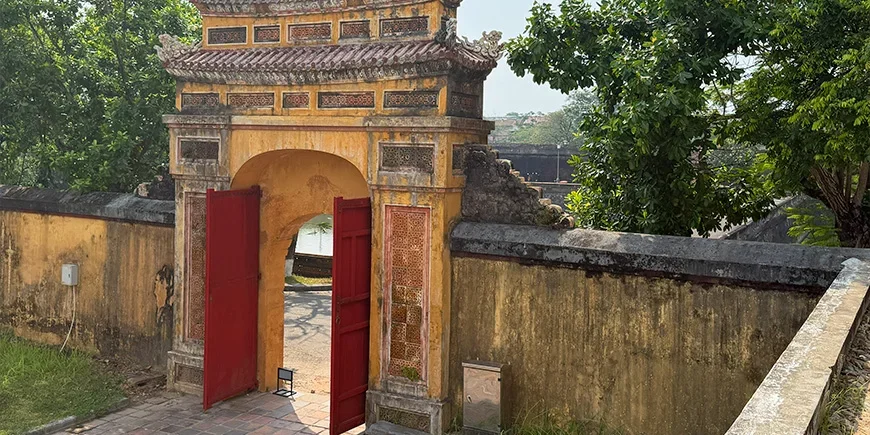 The Imperial Palace in Hué in central Vietnam