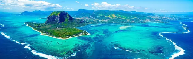 Mauritius from above