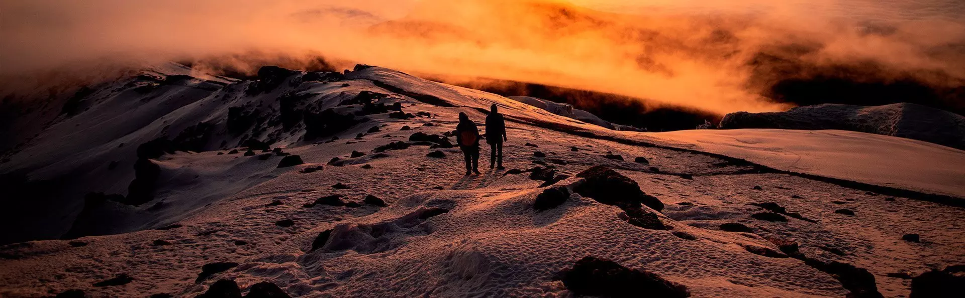 Sunrise on the top of Kilimanjaro