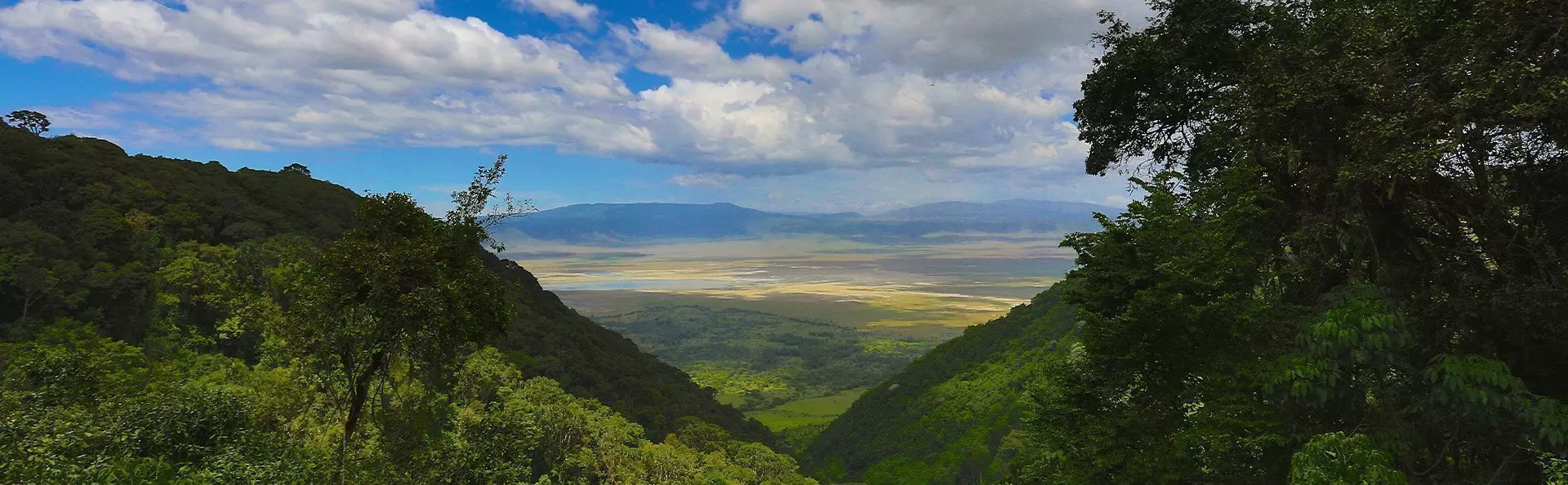 View from Ngorongoro in Tanzania