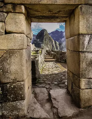 The Inca ruin, Machu Picchu