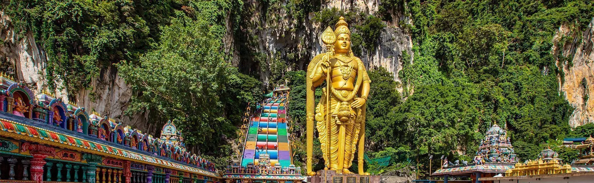 Batu Caves outside Kuala Lumpur, the capital of Malaysia