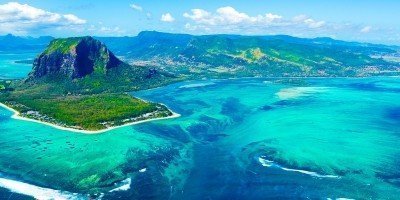 Mauritius from above